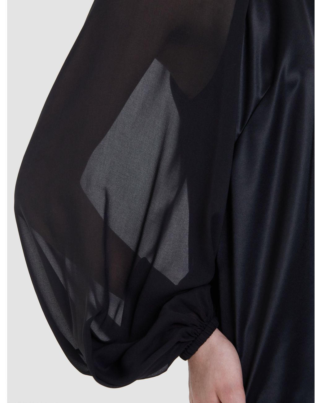 Joseph Blue Cave Double Satin Blouse