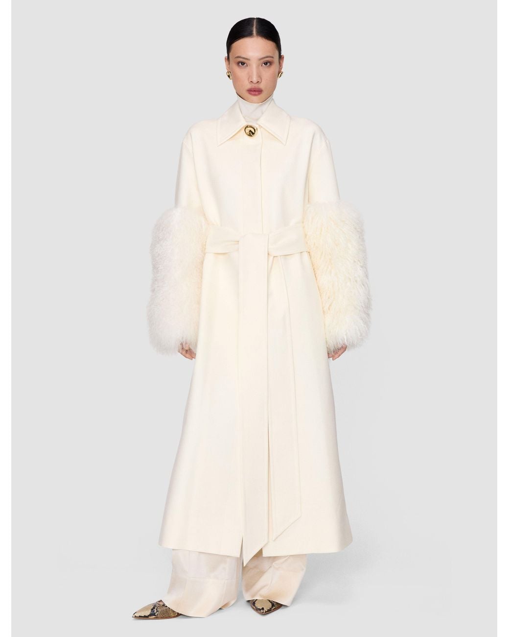 Joseph Natural Tides Virgin Wool Coat