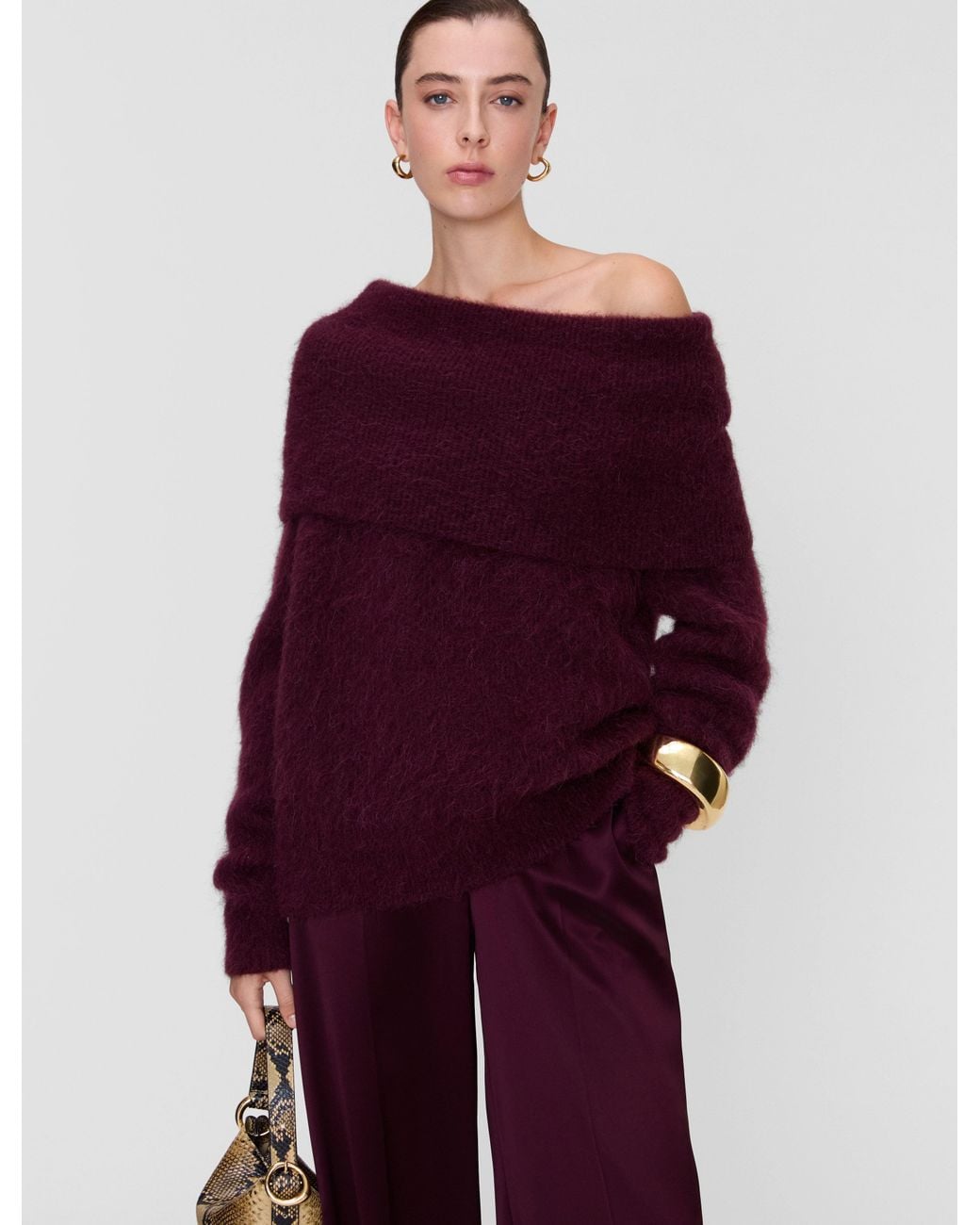 Joseph Red Bee Brushed Wool Jumper