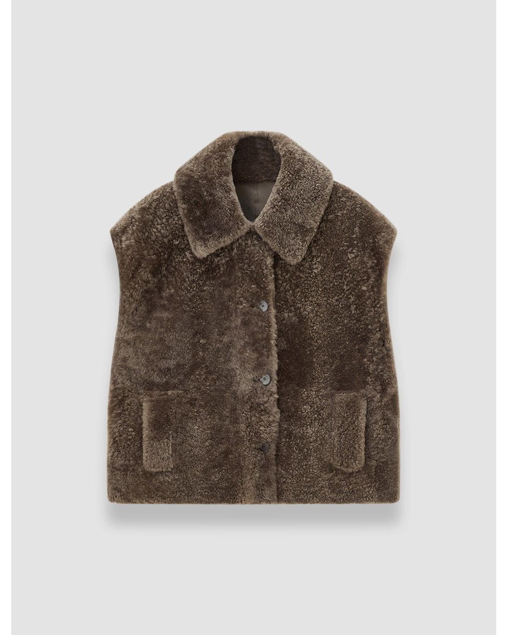 Joseph Brown Molin Reversible Shearling Gilet