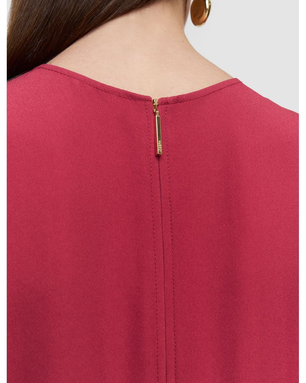 Joseph Red Hills Crepe Dress