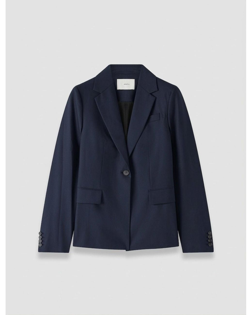 Joseph Blue Jackie Wool Tailoring Stretch Jacket