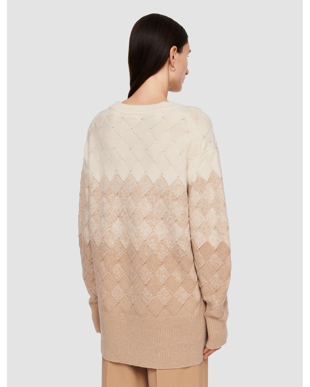Joseph Natural Weave Knit Round Neck Jumper