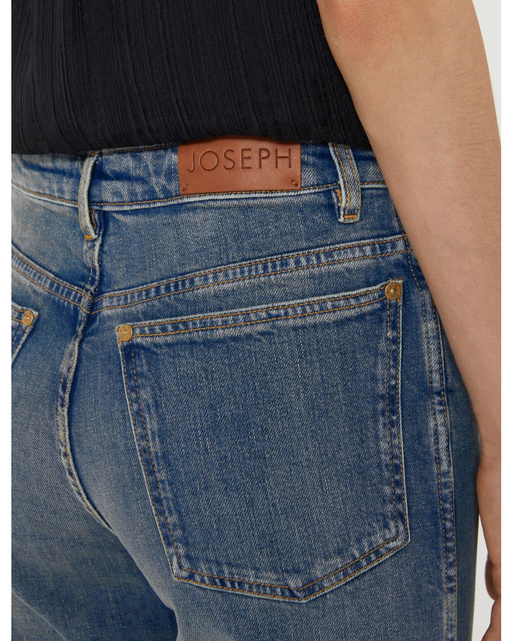 Joseph Blue Denim Stretch York Trousers