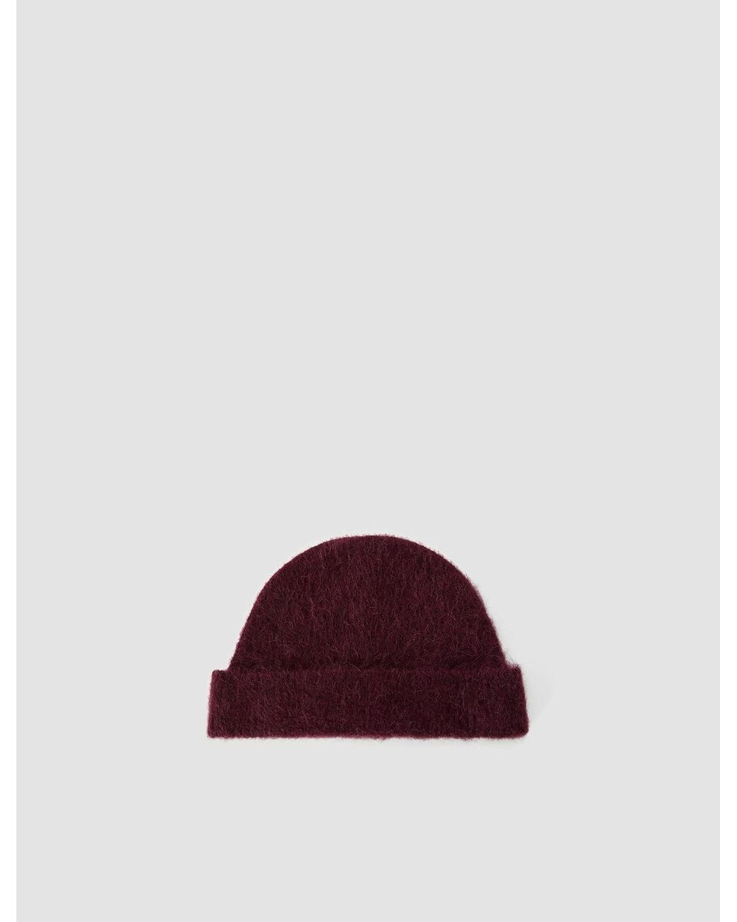 Joseph Purple Orville Brushed Wool Hat