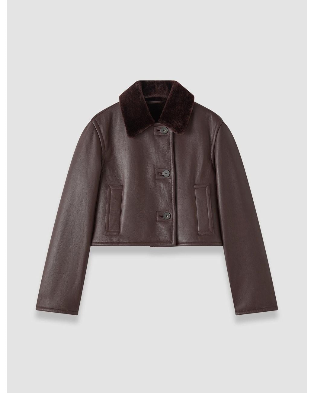 Joseph Brown Liri Leather Shearling Jacket