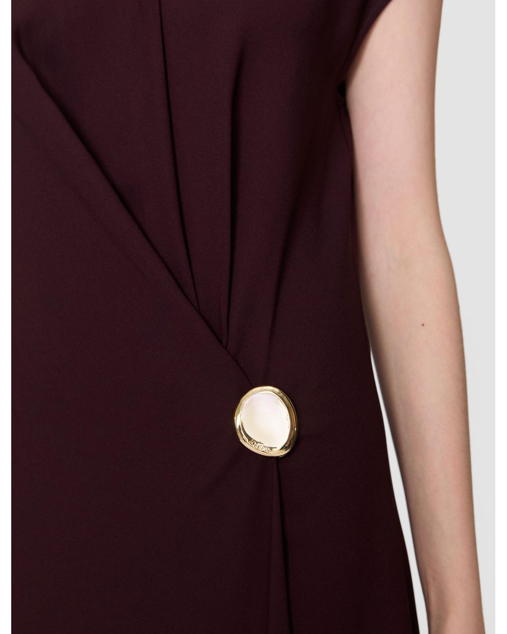 Joseph Purple Taipan Crepe Dress