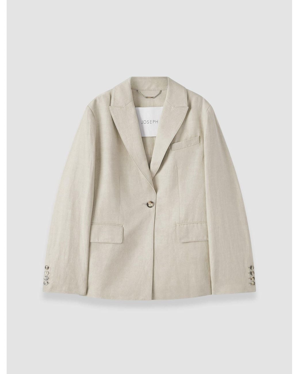 Joseph Natural Rochd Light Linen Blend Jacket