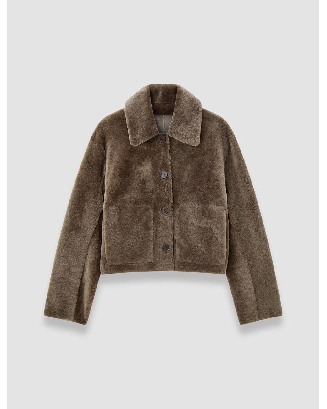 Joseph Brown Alloway Reversible Soft Shearling Jacket