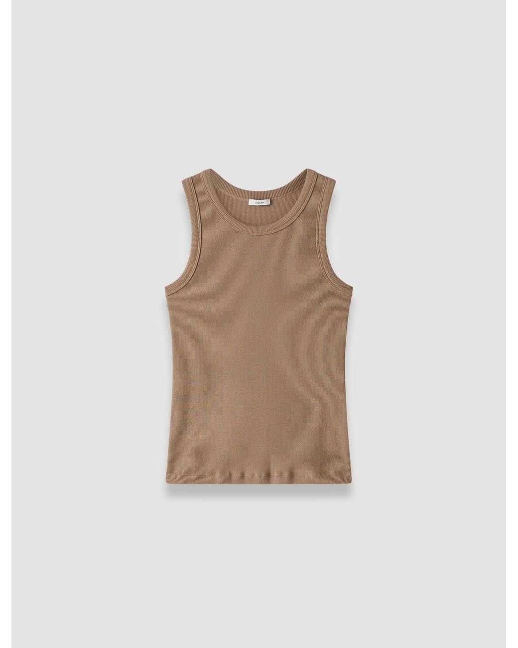 Joseph White Yeux Cotton Rib Vest
