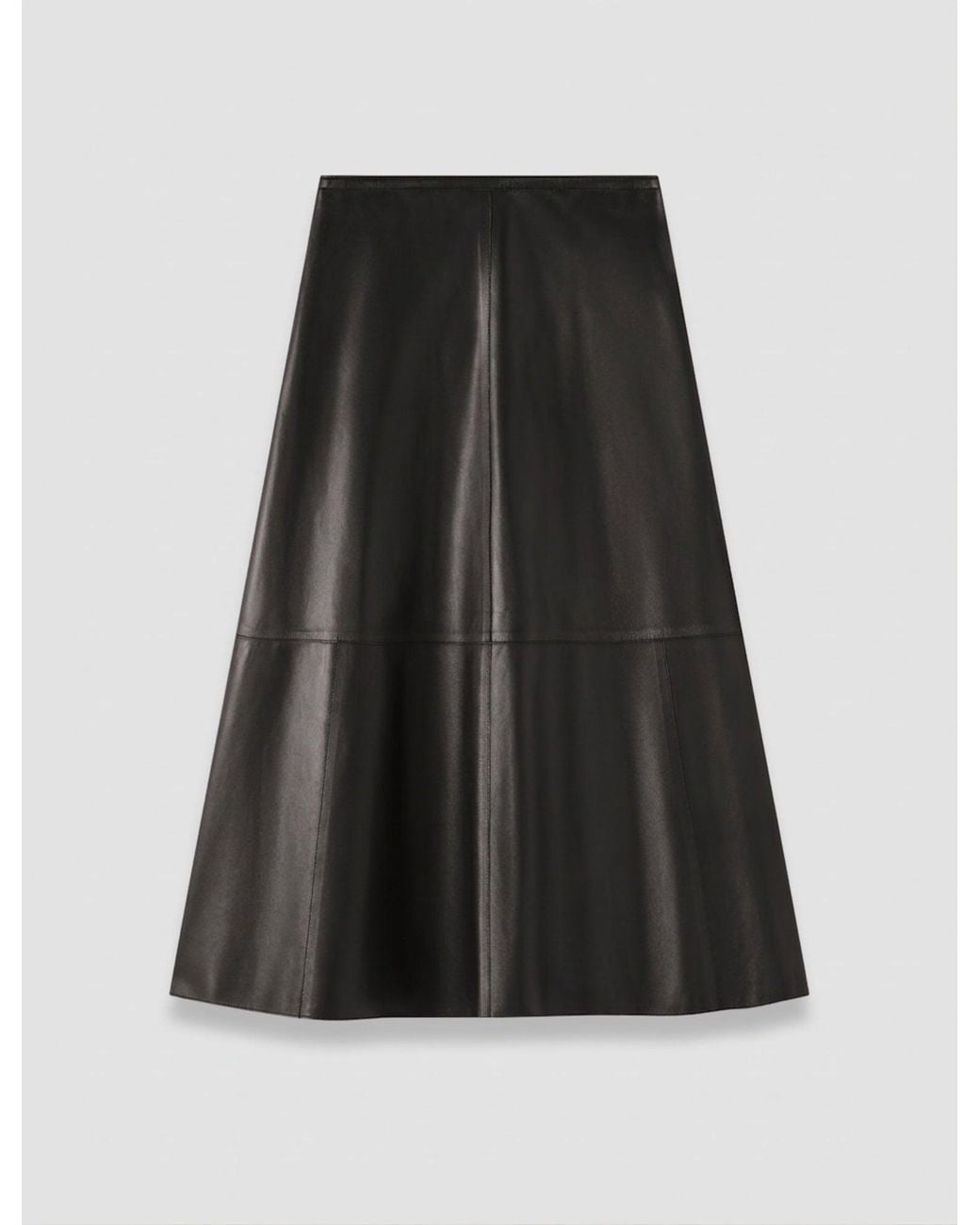 Joseph Black Helius Soft Nappa Leather Skirt