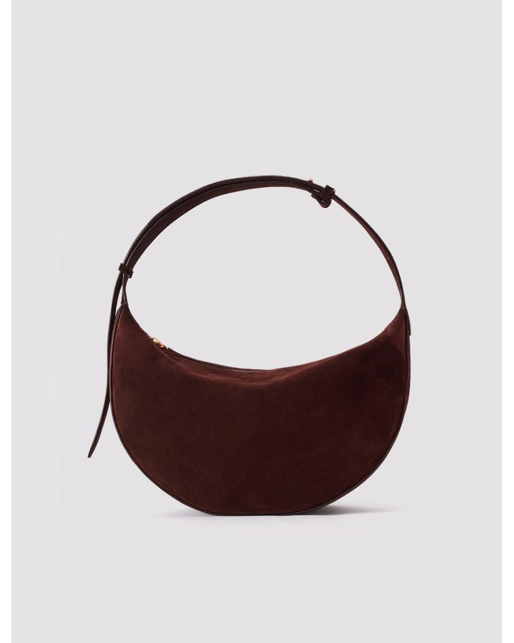 Joseph Blue Large Bean Suede Bag