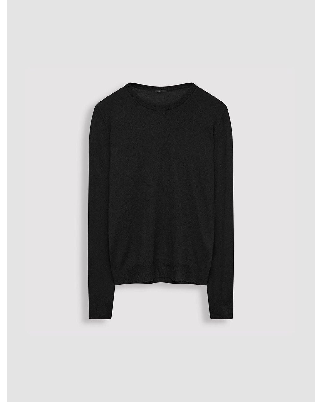 Joseph Black Cashair Round Neck Jumper