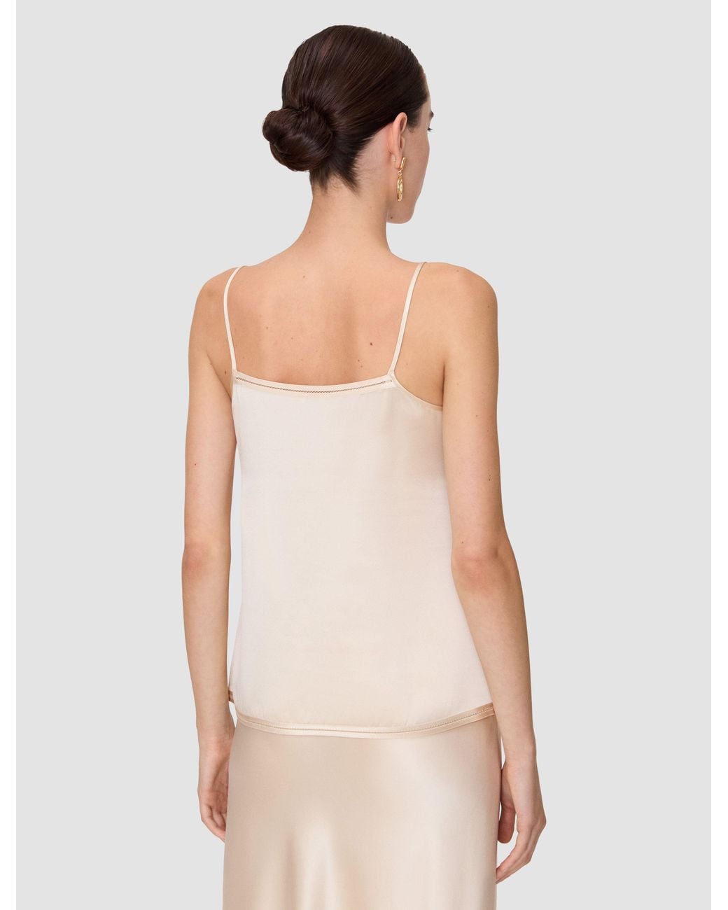 Joseph White Gaia Silk Satin Camisole
