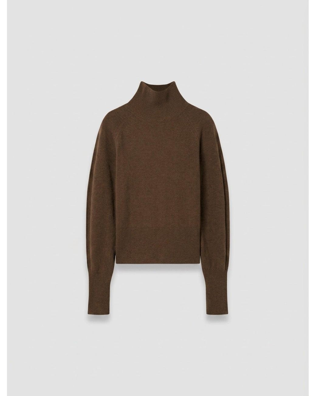Joseph Brown Oxna Light Pure Cashmere High Neck Jumper