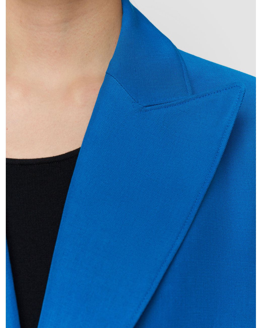 Joseph Blue Vinca Linen Blend Jacket