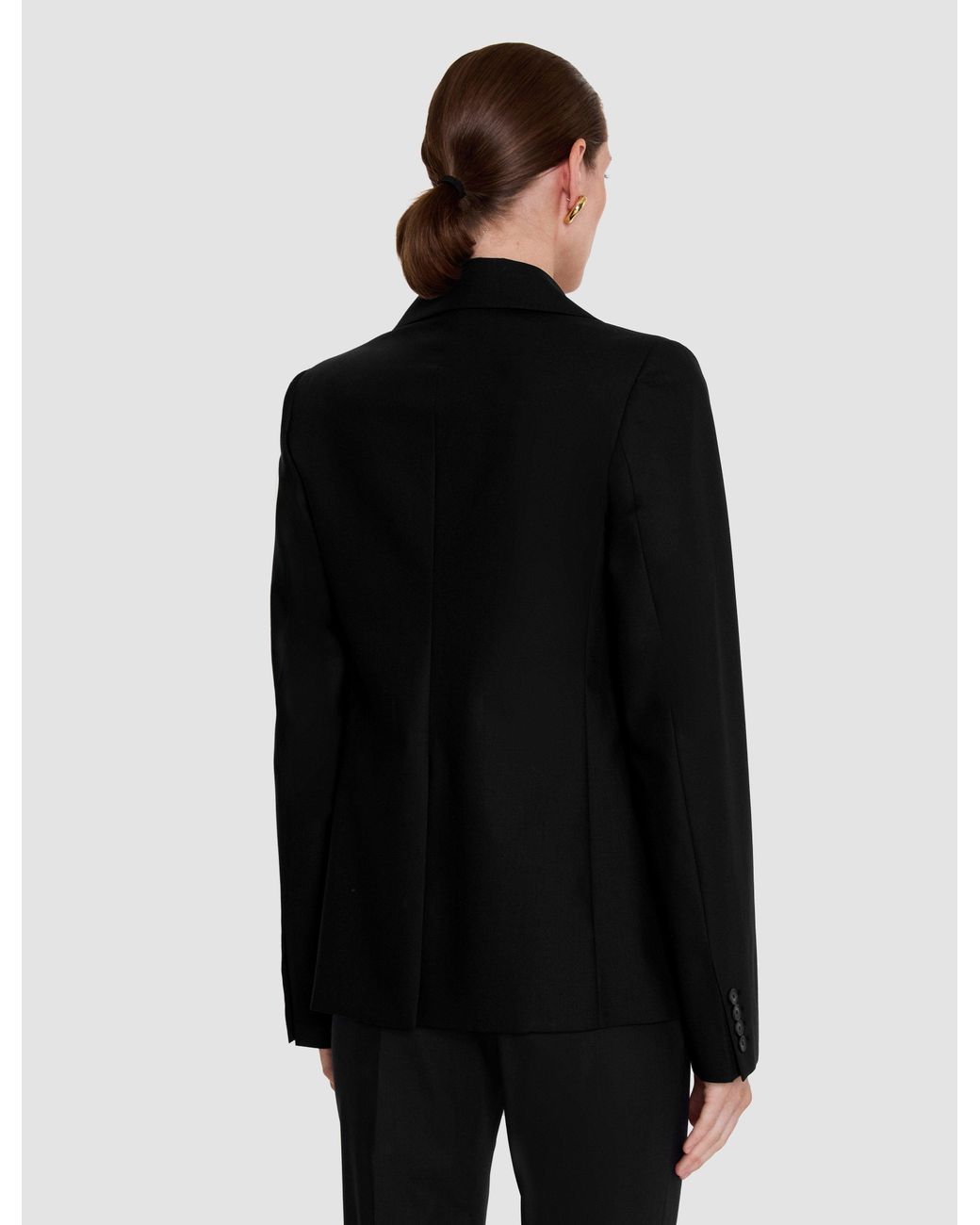 Joseph Black Jackie Wool Tailoring Stretch Jacket