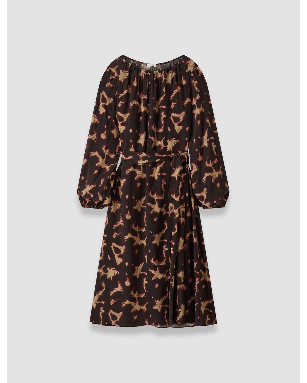 Joseph White Cupid Tortoiseshell Crepe Dress