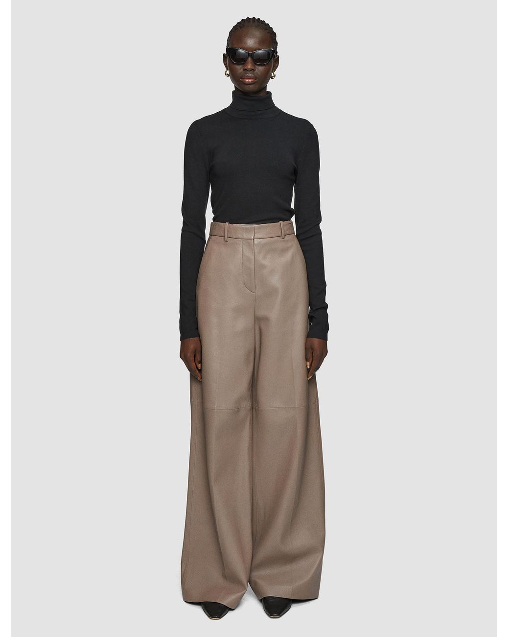Joseph Multicolor Alana Nappa Leather Trousers