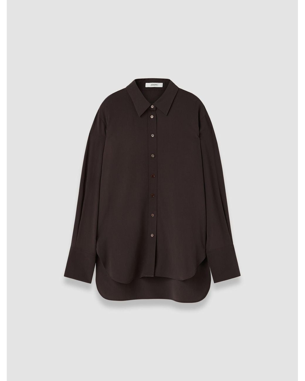 Joseph Brown Joe Crepe De Chine Silk Blouse