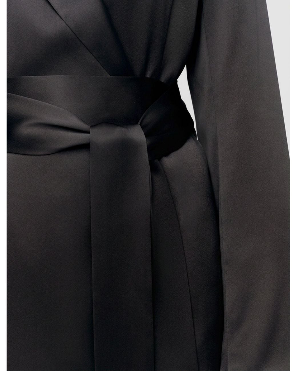 Joseph Black Archer Silk Satin Jacket