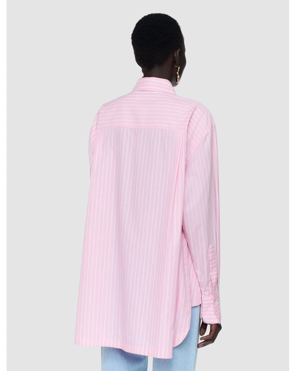 Joseph Pink Ranya Cotton Stripe Shirt
