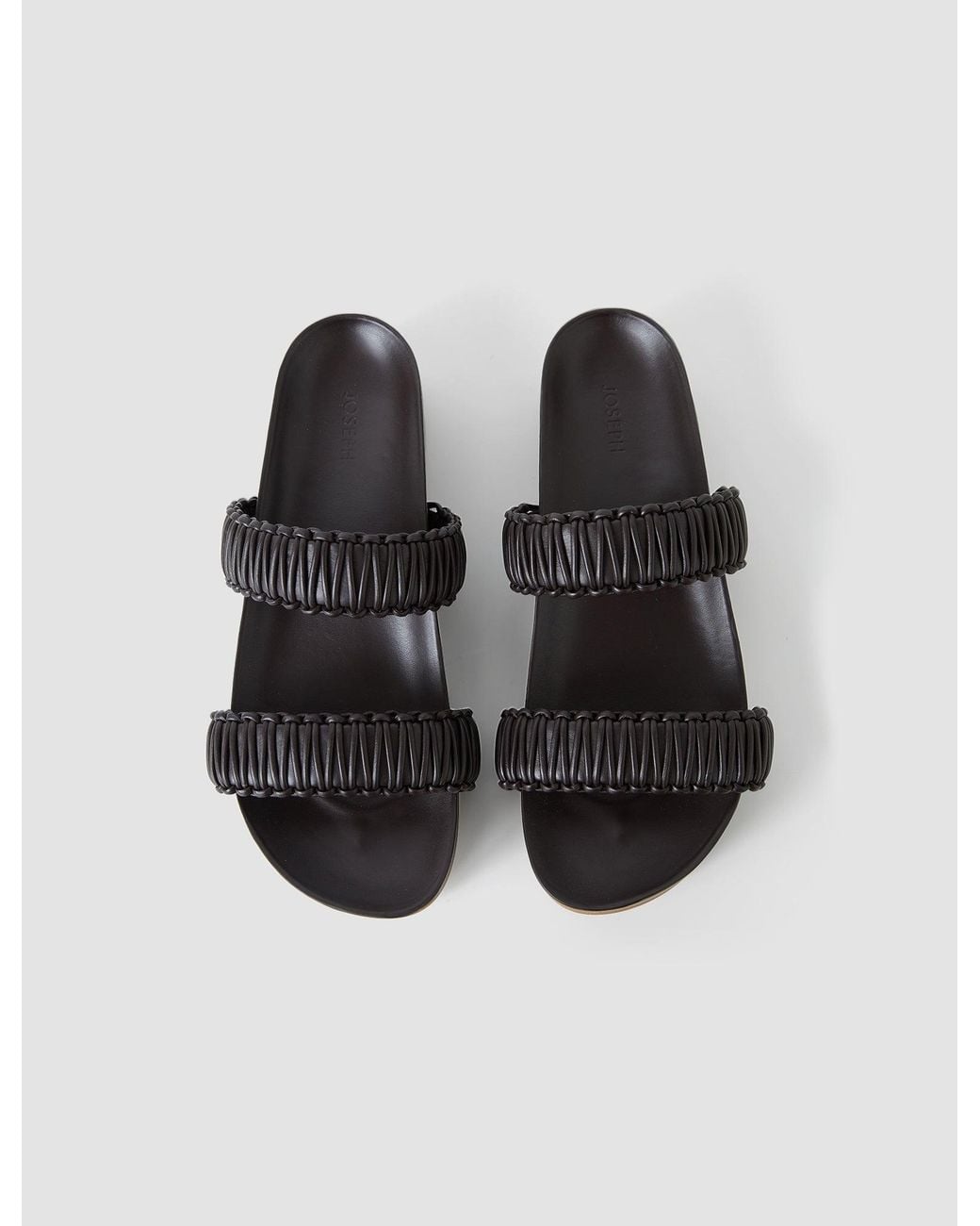 Joseph White Isha Braided Leather Sandals