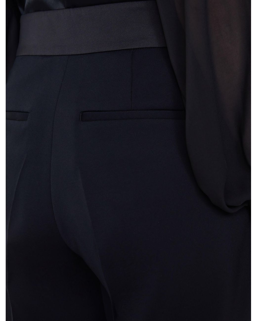 Joseph Blue Aix Tailored Crepe Trousers