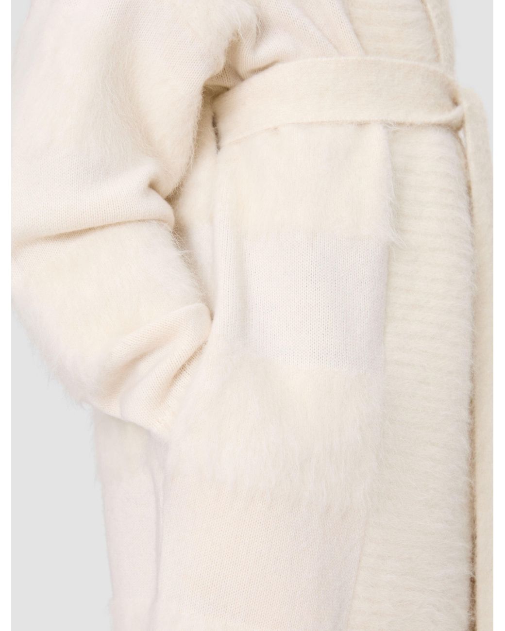 Joseph White Sammy Brushed Striped Cardigan
