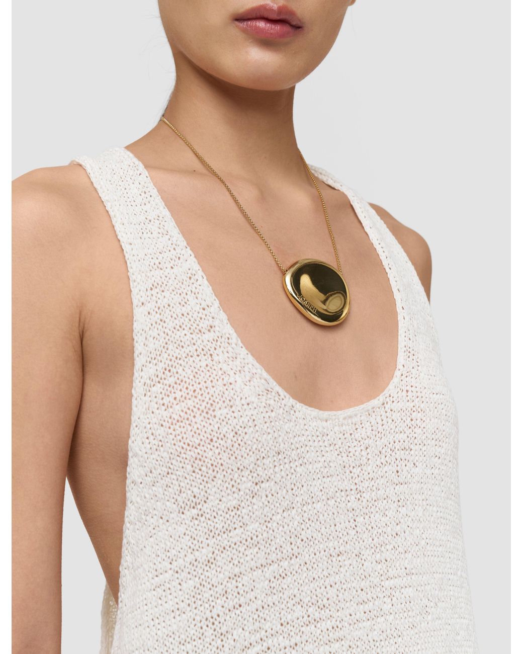 Joseph White Nahra Open Cotton Knit Dress