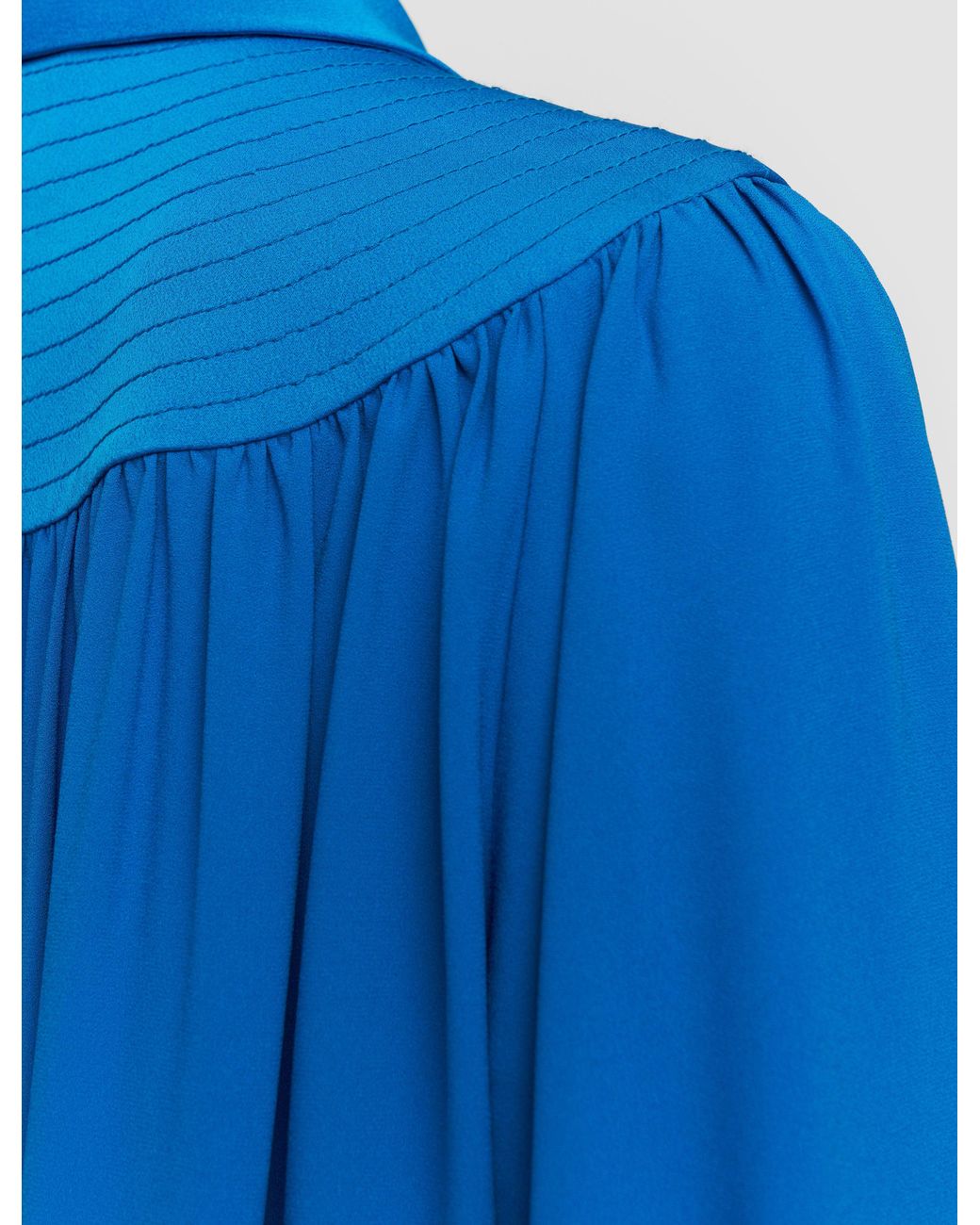 Joseph Blue Bou Crepe Blouse