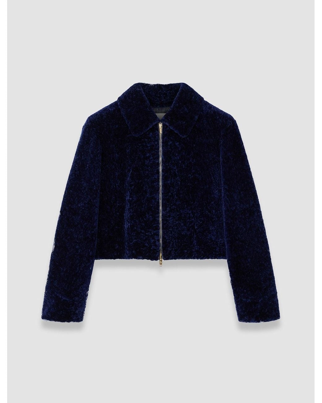 Joseph Blue Liris Short Haired Shearling Jacket