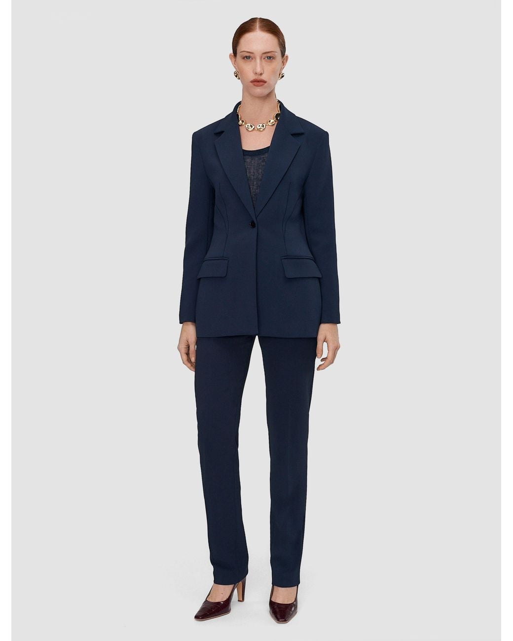 Joseph Blue Fallon Comfort Cady Jacket
