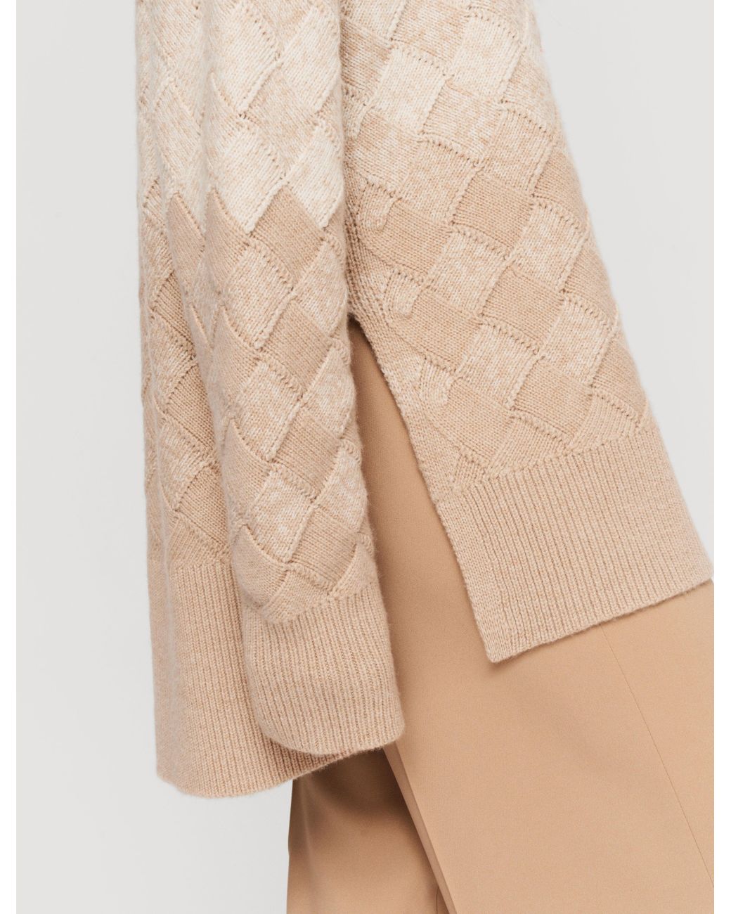 Joseph Natural Weave Knit Round Neck Jumper