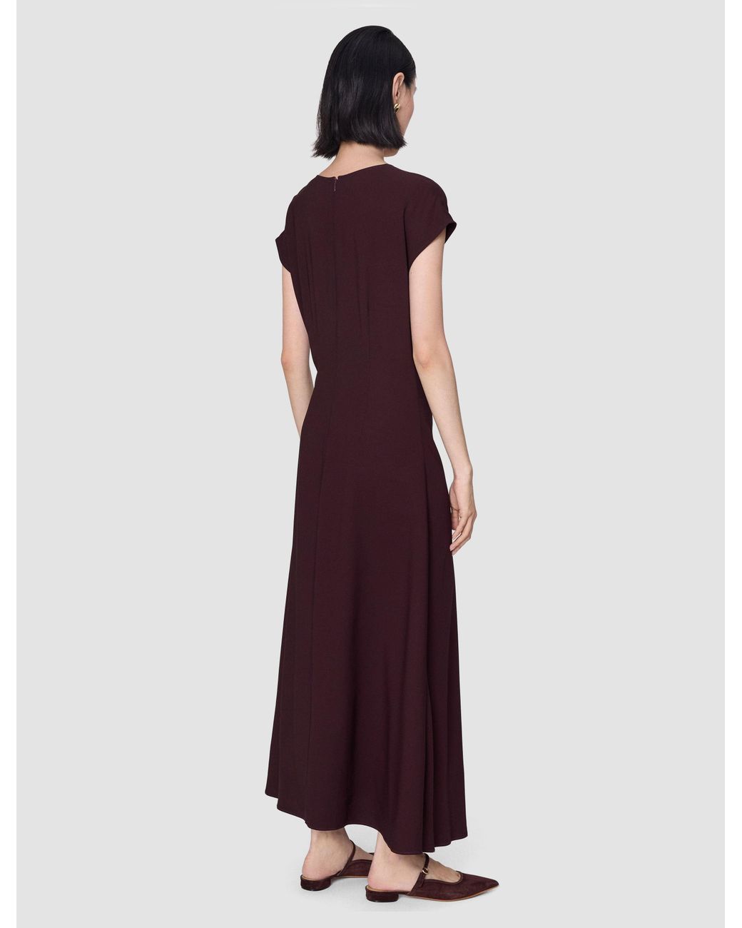 Joseph Purple Taipan Crepe Dress
