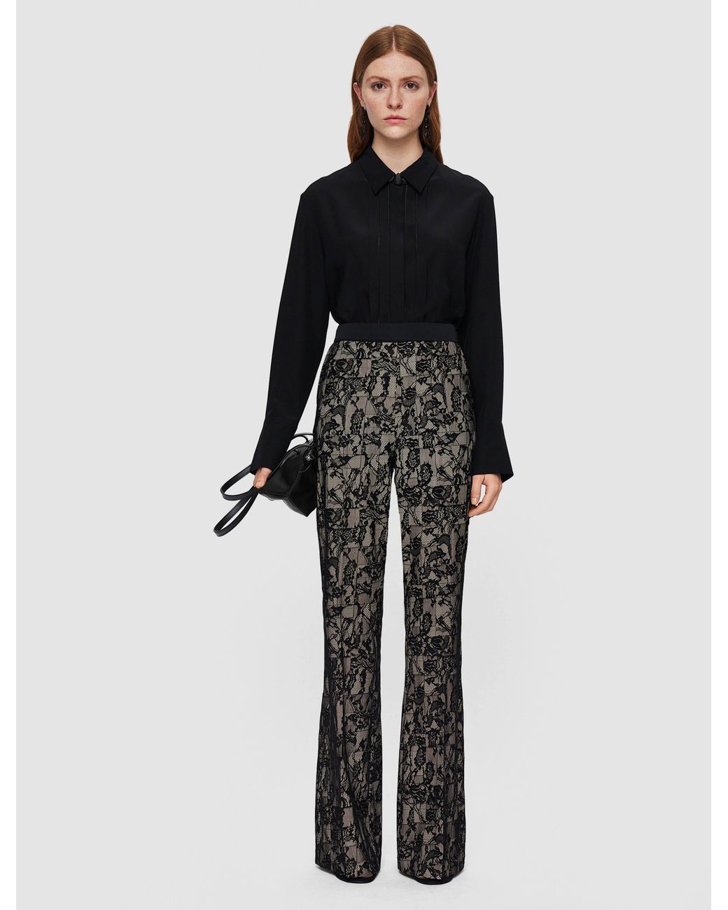 Joseph Multicolor Tokyo Patchwork Lace Trousers