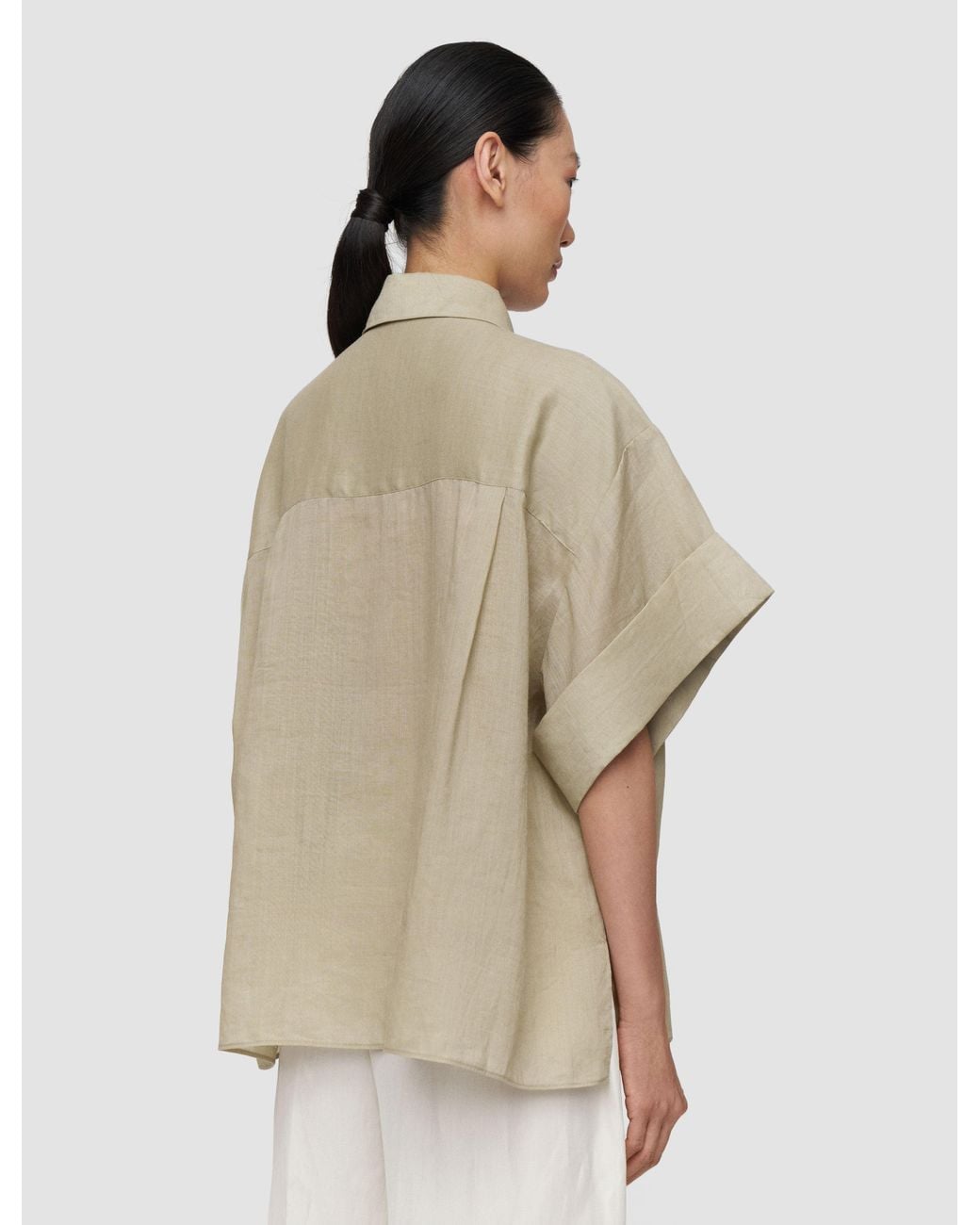 Joseph Natural Justi Ramie Voile Shirt