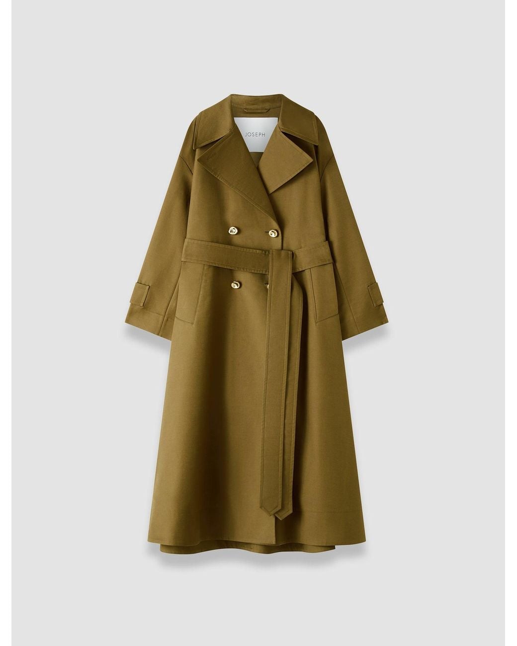 Joseph Natural Ashford Cotton Twill Coat