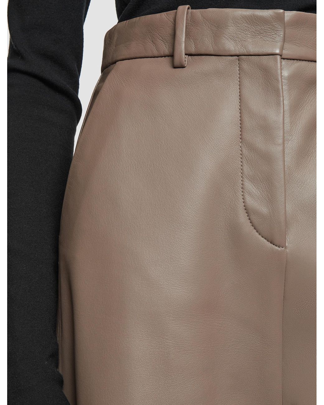 Joseph Multicolor Alana Nappa Leather Trousers