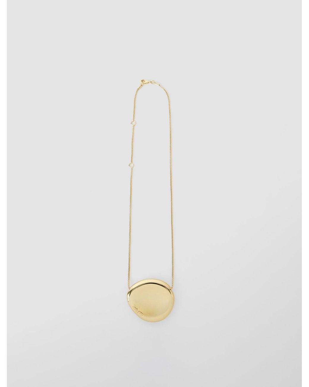 Joseph White Bean Pendant Necklace