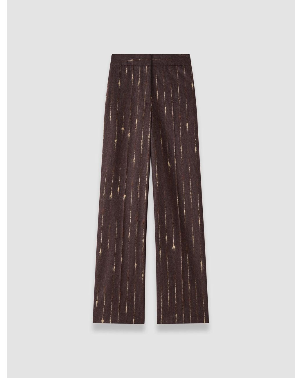 Joseph Brown Isotta Slub Wool Trousers