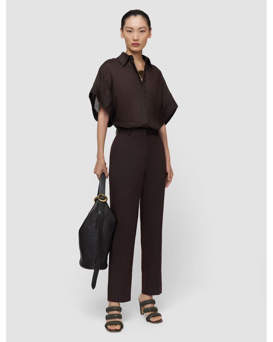 Joseph Brown Justi Ramie Voile Shirt