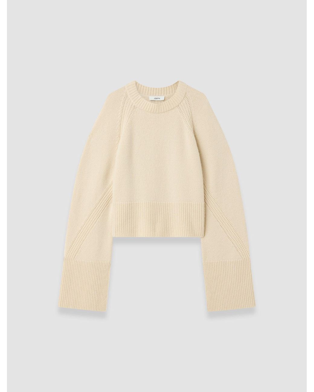 Joseph White Maple Pure Cashmere Jumper