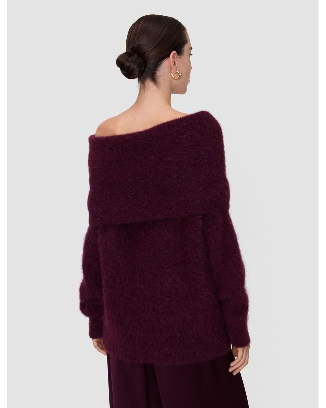 Joseph Red Bee Brushed Wool Jumper