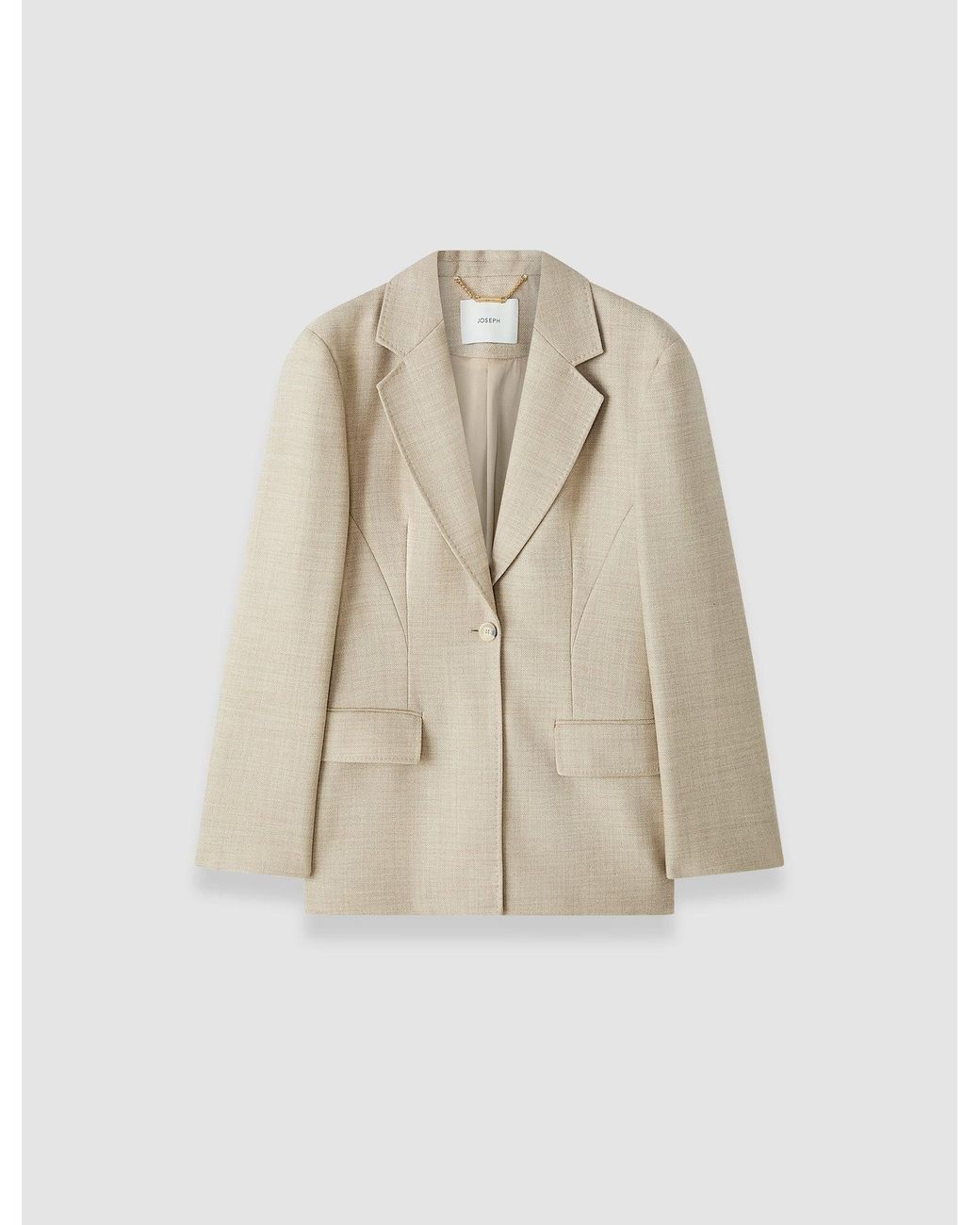 Joseph Natural Fallon Virgin Wool Jacket