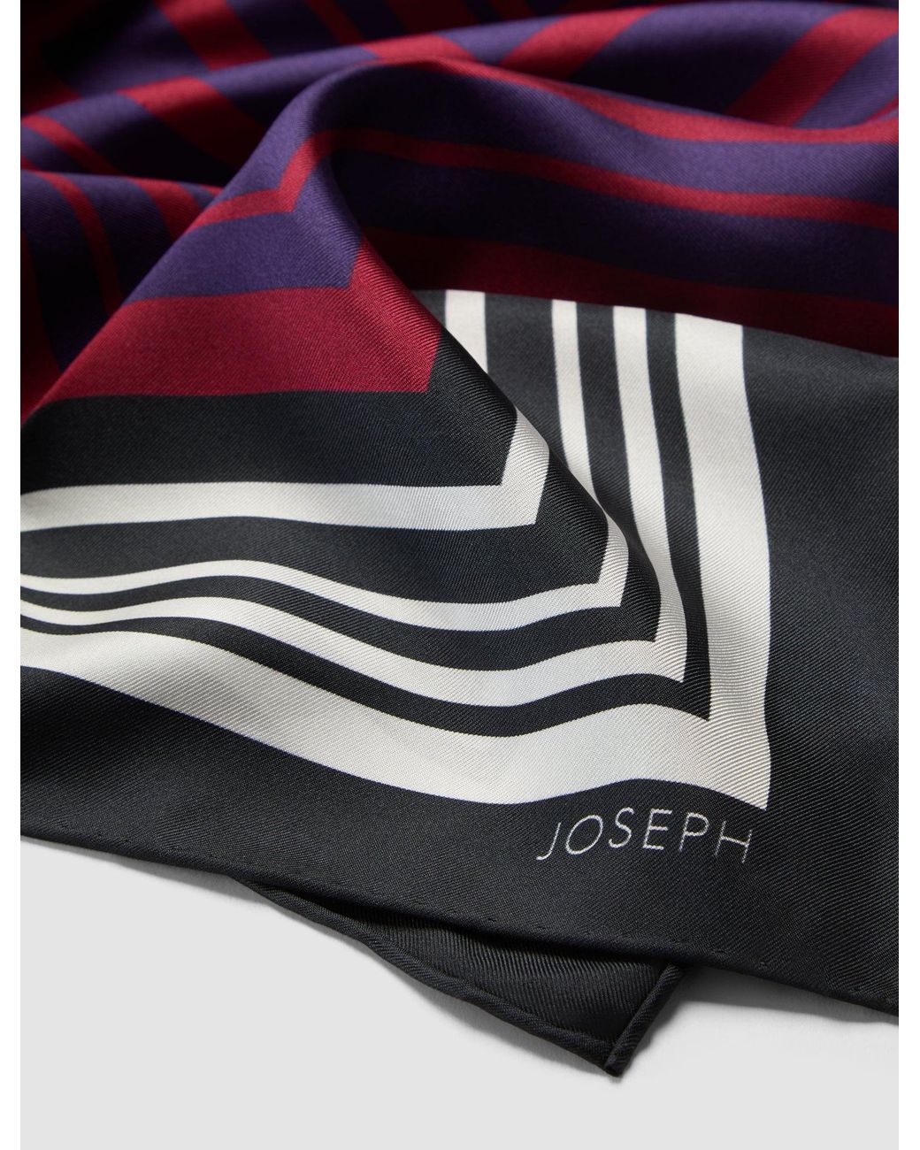Joseph Purple Chilie Silk Scarf