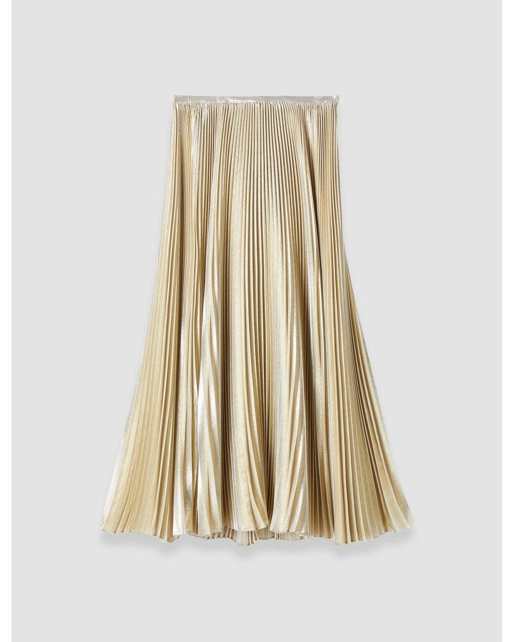Joseph White Essai Lamé Silk Skirt