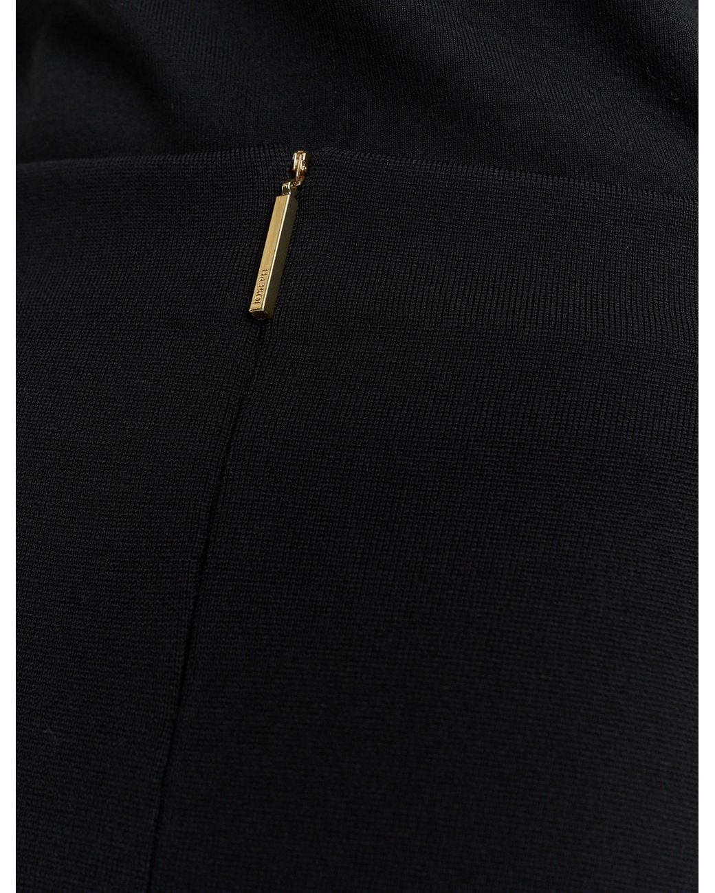 Joseph Black Safir Compact Milano Knit Skirt