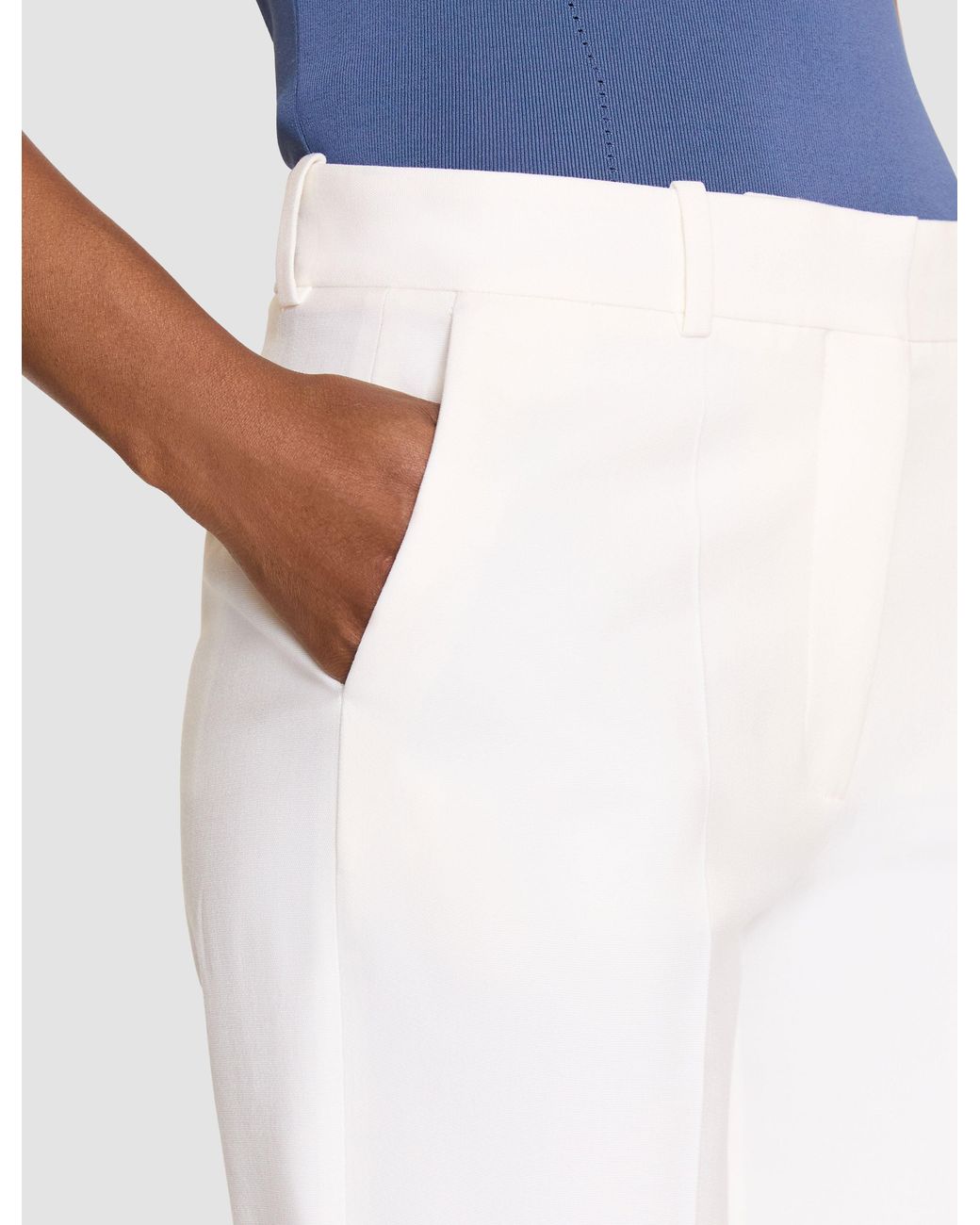 Joseph White Coleman Long Virgin Wool Trousers