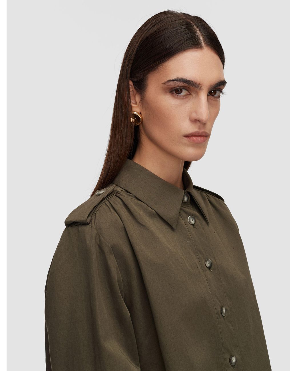 Joseph Natural Mars Cotton Linen Shirt